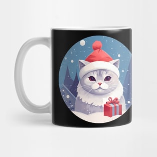 British Shorthair Cat Xmas, Love Cats Mug